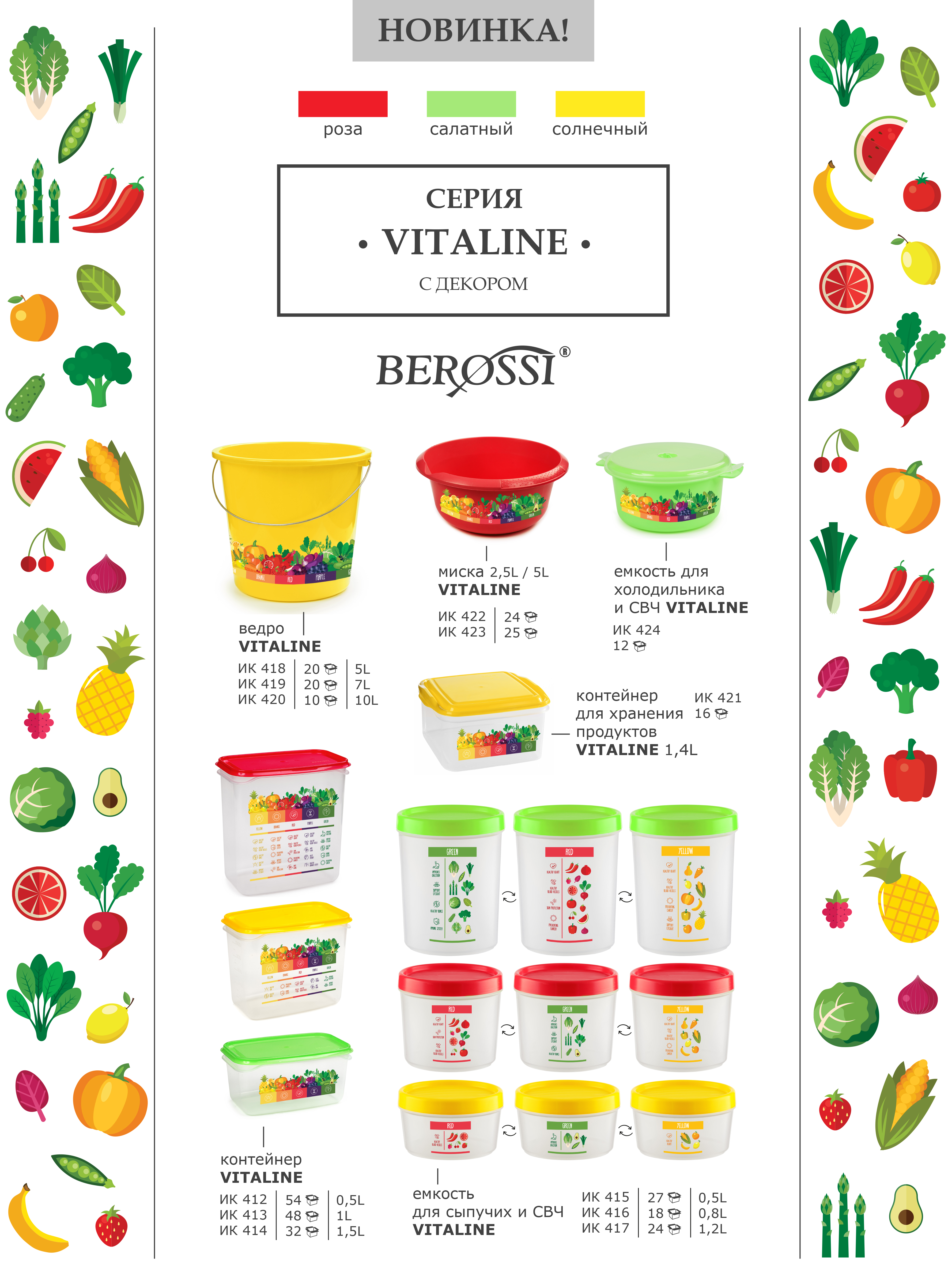 Серия Vitaline с декором