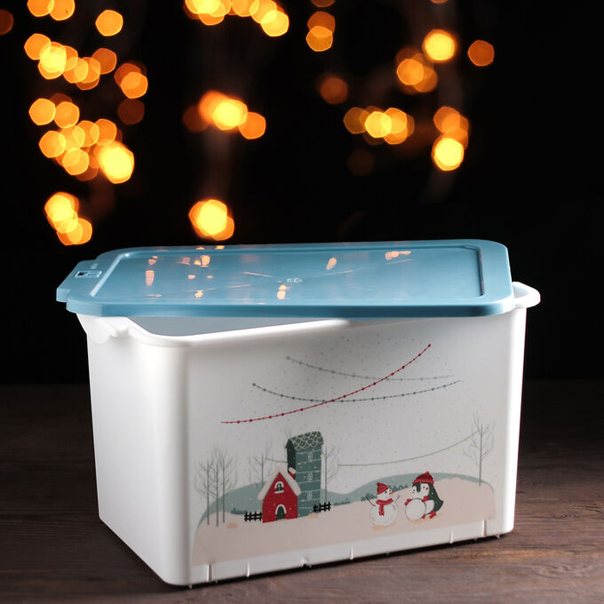 Емкость с крышкой Christmas